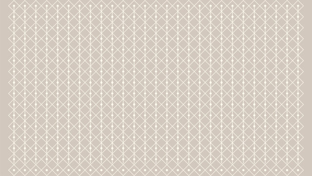 Intricate Cream Bohemian Macrame Knot Textile Pattern