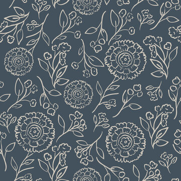 Lucy Seamless Floral Pattern
