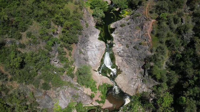Ballikayalar Canyon and Waterfall is located in Gebze, Turkey. It is a popular tourist area.