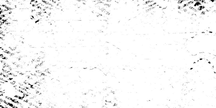 Grunge overlay texture vector black and white abstract background distressed scratch effect, abstract black and white grunge texture with ink splatters scratches and distressed pattern.