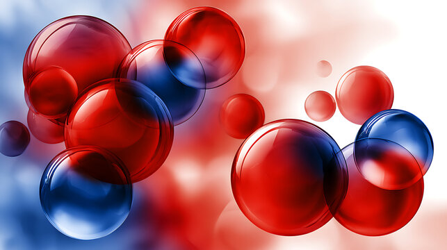  The red and blue shapes representing blood cells demonstrate how hemolytic uremic syndrome affects human health and blood function.