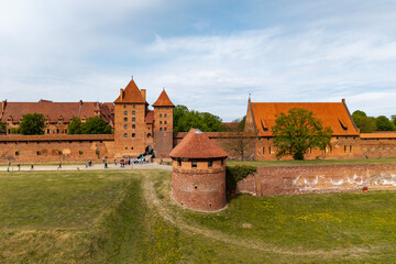 Malbork Castle, on the banks of the Nogat River. Malbork, Poland © Tomasz Warszewski