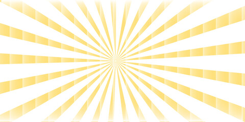 Fototapeta premium Sun Rise Radial Retro Groovy Pattern. Cool Y2k Rays Texture Vector Design. Psychedelic Background