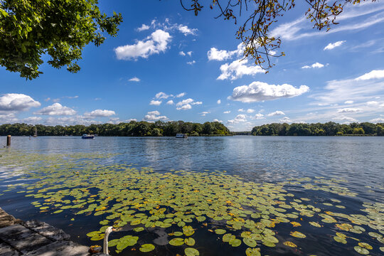 Blick auf den Tegeler See, Tegelorter Ufer, Berlin Reinickendorf