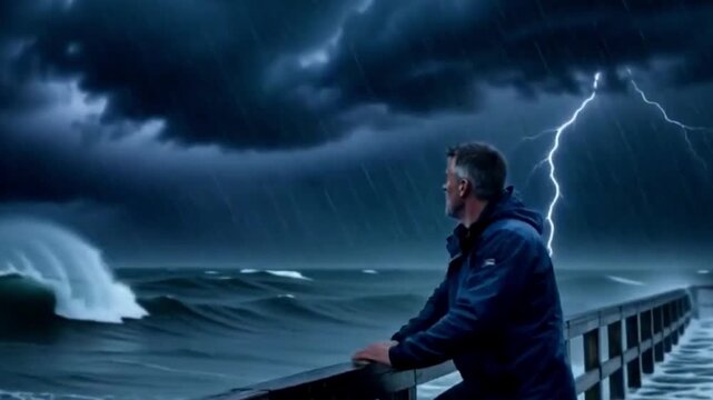 Sturm am Meer