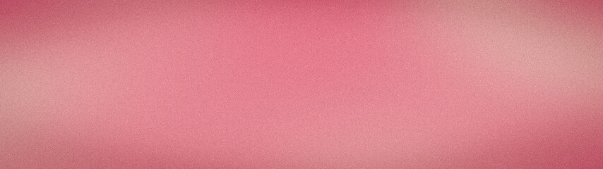 Fototapeta premium Wide abstract grainy background with soft pink rose and beige textured pastel gradient