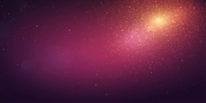 Abstract blue space background with stars, galaxy and nebula in a dark cosmic universe with glowing particles and purple deep space tones