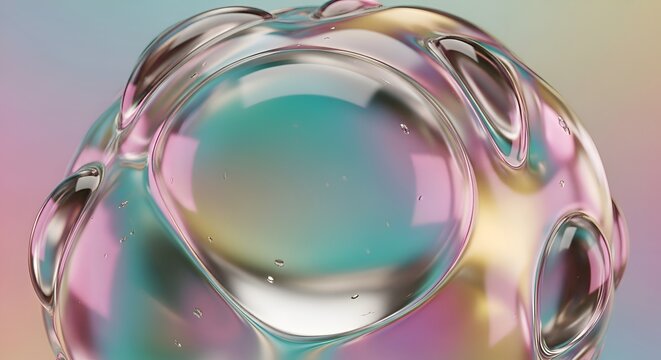 Abstract Holographic Bubble Background
Modern Transparent Glass Art Design
Futuristic Liquid Shape Illustration
Iridescent Bubble Abstract Concept
Creative 3D Glass Texture Background
Colorful Transpa