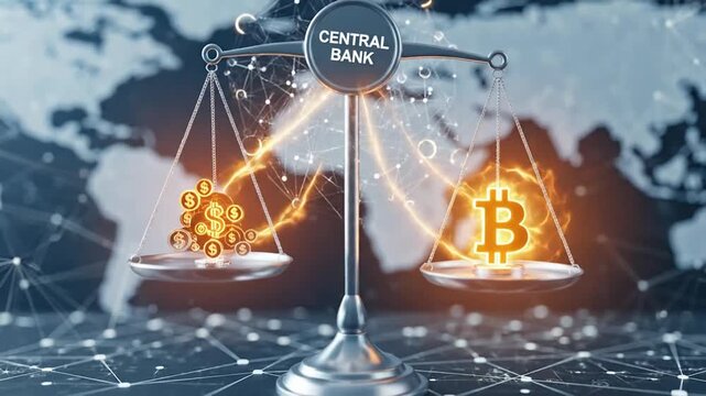 Central Bank Digital Currency vs. Bitcoin - A Global Financial Scale Balancing Act.