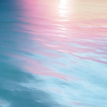 Pastel summer gradient with abstract sunshine reflections and dreamy vacation vibe