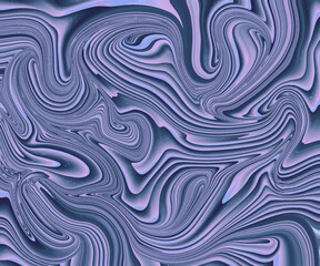 Fototapeta premium Abstract liquid marble texture with purple swirl, fluid waves, gradient, psychedelic, and glossy digital art background for futuristic creative projects.
