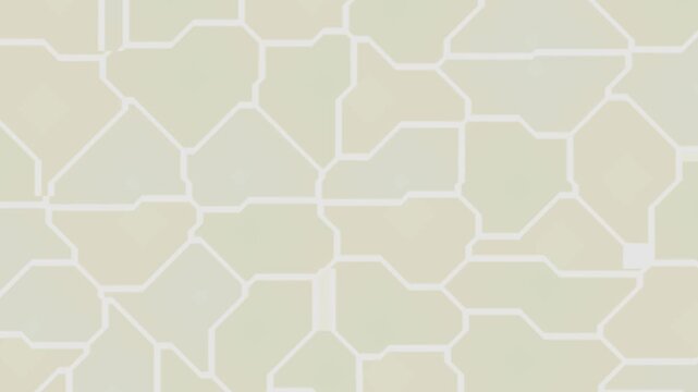 A video showcasing a modern geometric pattern in a peaceful environment