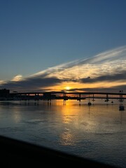 Fototapeta premium sunset at the pier
