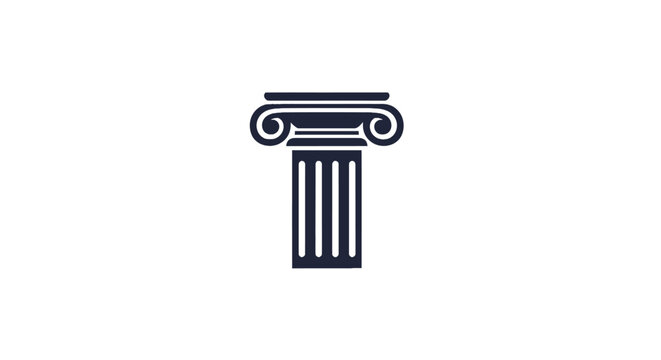 Detailed ancient Greek column capital.