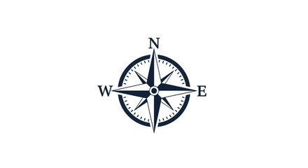 Obraz premium Compass Navigation Tool Direction Indicator.