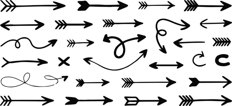 arrows vector arrow collection for diagrams maps flowcharts