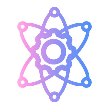 network Line Gradient Icon