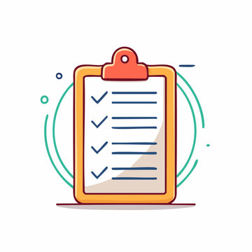 Clipboard with checklist and checkmarks