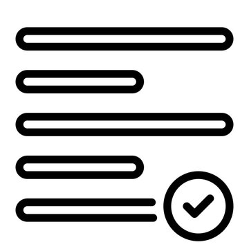 left align line icon