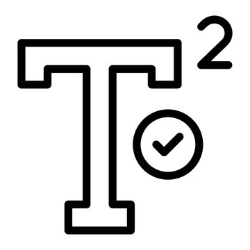 superscript line icon