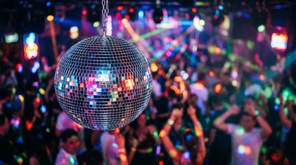 Obraz premium Disco Ball Reflection