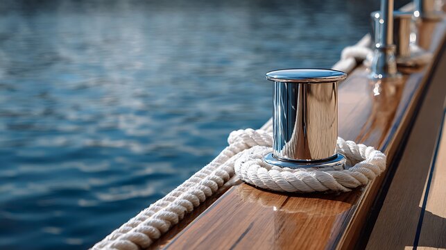 Mooring Cleat Setup on Boat Deck / ボート甲板の係留クリート設定