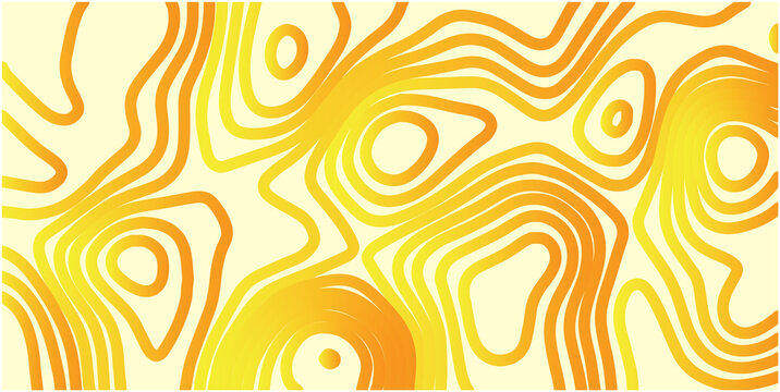 Vector white and gold line luxury organic pattern. Japanese style abstract wave, elegant water, contour, topography, cloud elegant texture. Premium fancy minimal template