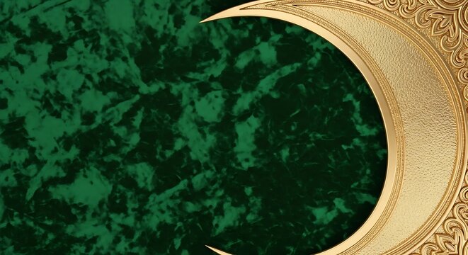 Close-up view of green marble slab with intricate natural veining patterns.