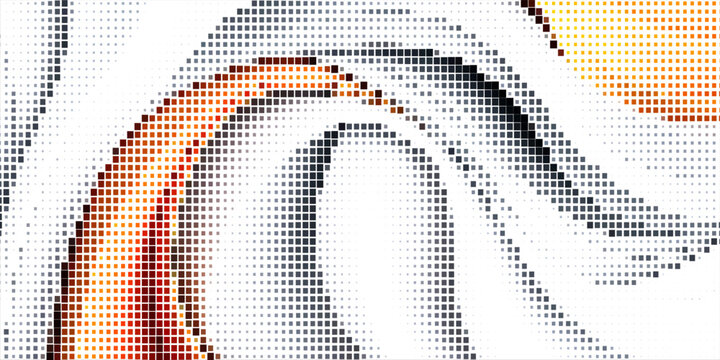 Light Orange vector modern geometrical background