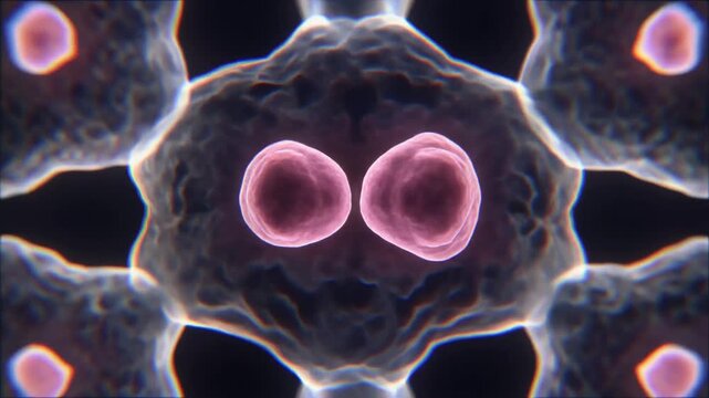 細胞分裂が起きる瞬間ループ
