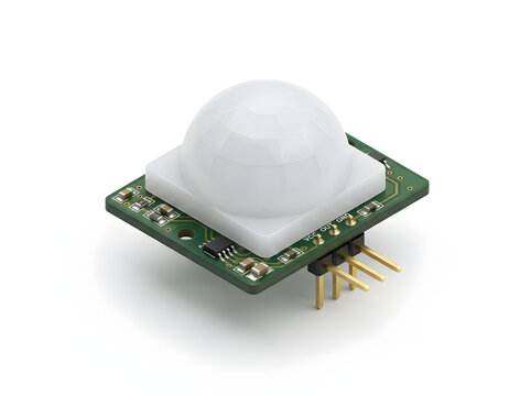 PIR motion sensor module with gold pins