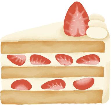 sando cake strawberry