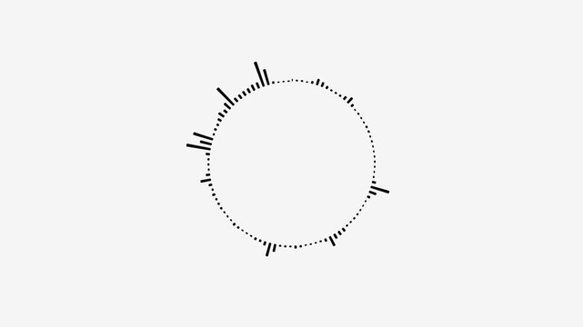 Minimalist circle ring sound wave animation on a white background, Digital radio signal symbols.
Audio music equalizer, soundtrack shapes. equalizer waveform spectrum. 4K Loopable white video.