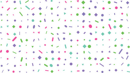 Fototapeta premium Colorful geometric pattern with shapes