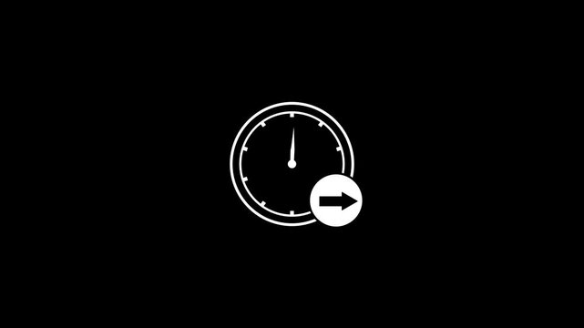 Performance Timer Symbol on Dark Background