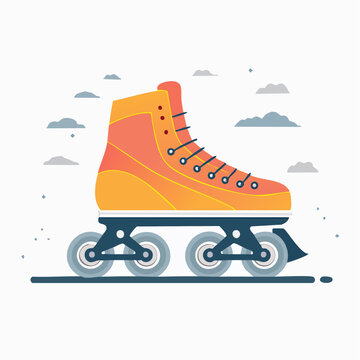 Inline Skates Illustration