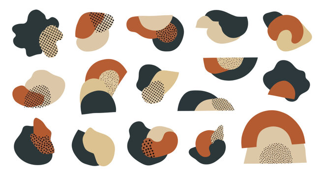 Abstract Organic Shapes Collection for Modern Design.