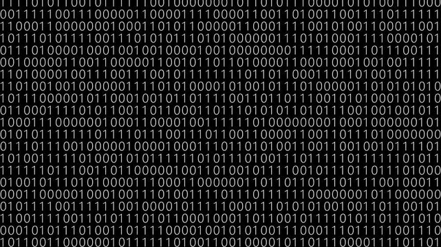 Binary Numbers Cyber Security Animation