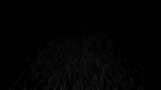 CC Particle World black Background Animation