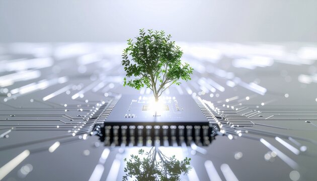 半導体チップから芽吹くグリーンテクノロジー generative ai