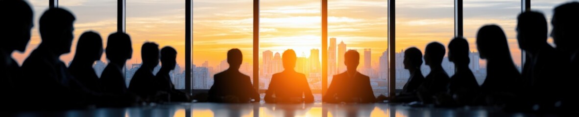 Fototapeta premium Uzbek business professionals in suits meeting in a skyscraper office with a panoramic view of Tashkent and tea served in a ceramic piala.