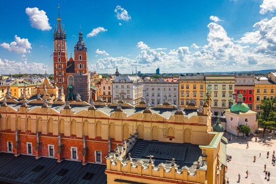 Cloth Hall (Sukiennice) in Krakow. Poland