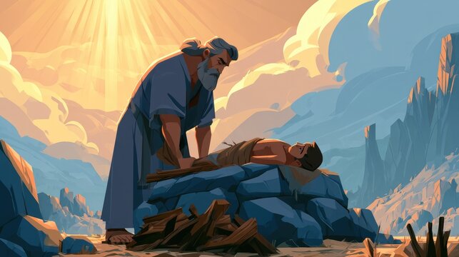 Genesis 22 Abraham Sacrificed His Only Son