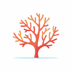 Fototapeta premium Stylized Coral Illustration