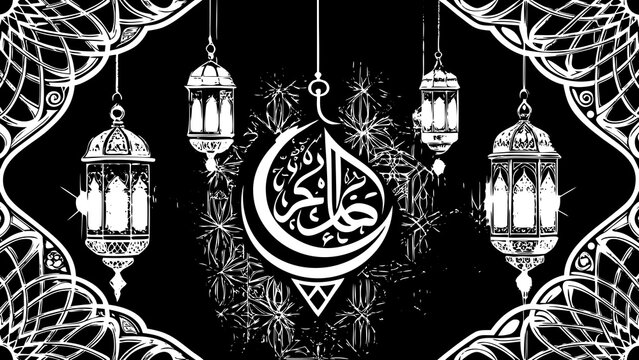 black and white background