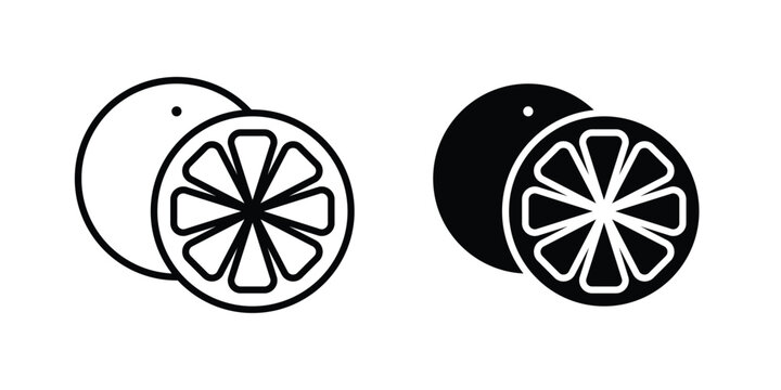 Citrus icon symbol design vector illustration.