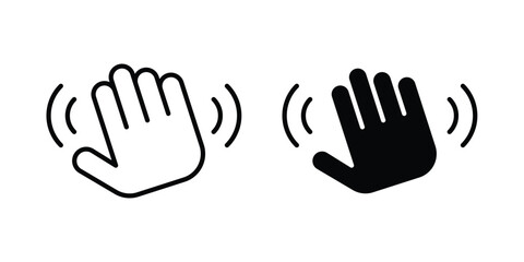 Hello icon symbol design vector illustration. © Annimo