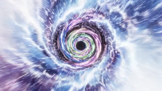Hyperspace Warp Speed Tunnel Journey