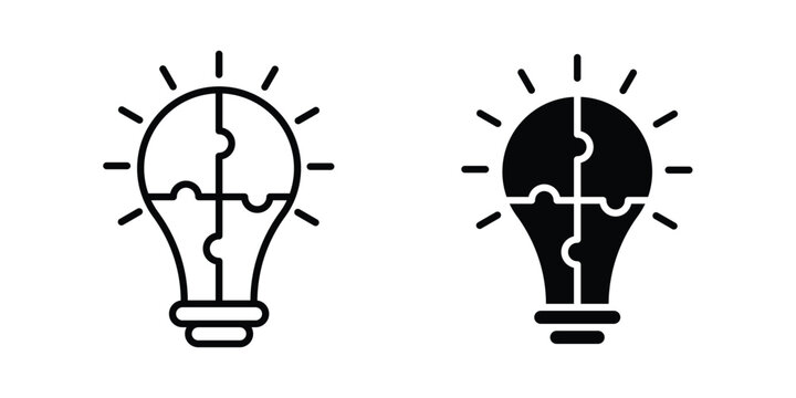 Problem solving icon symbol design vector illustration.