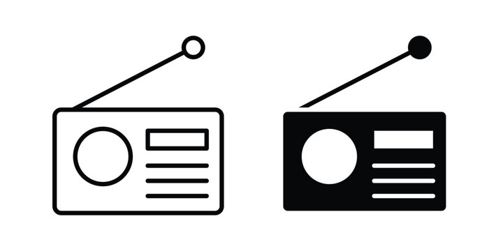 Radio icon symbol design vector illustration.